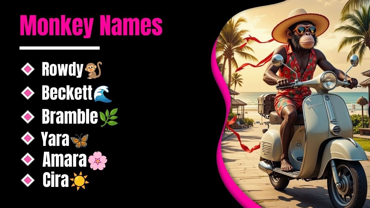 1199+ Best Monkey Names That Will Make You Smile: Funny, Cute, Unique Pet Boy Girl Ideas Inside 