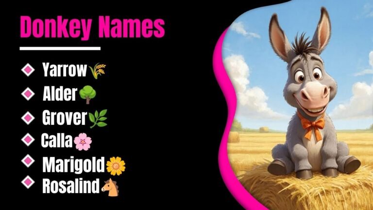 550+ Best Donkey Names That Will Surprise Every Owner With Funny, Cute, Unique And Creative Ideas 
