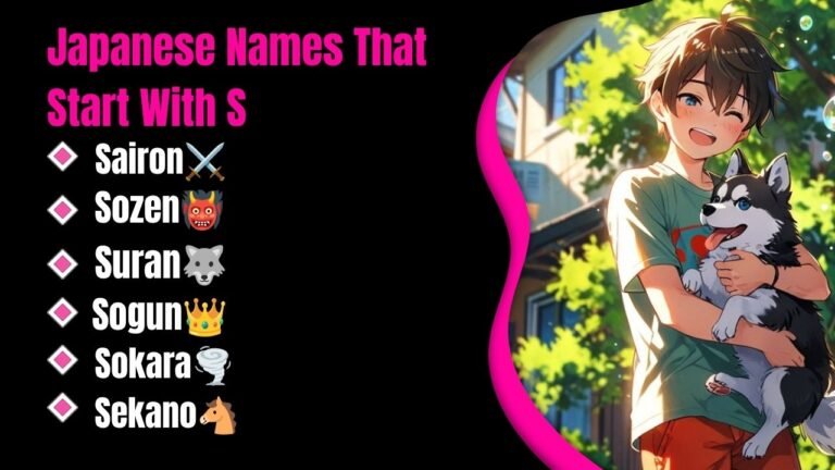 950+ Japanese Names That Start With S You Will Instantly Love With Meanings, Hidden Gems And Unique Picks