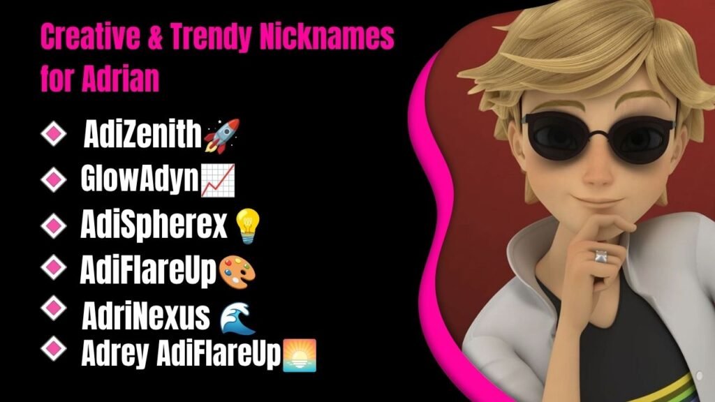 Creative & Trendy Nicknames for Adrian