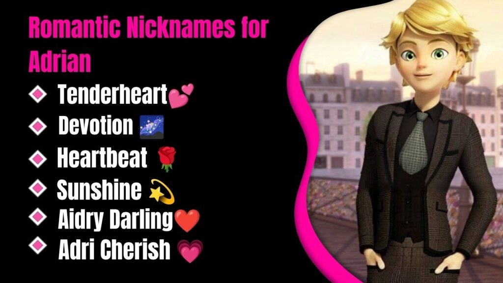 Romantic Nicknames for Adrian