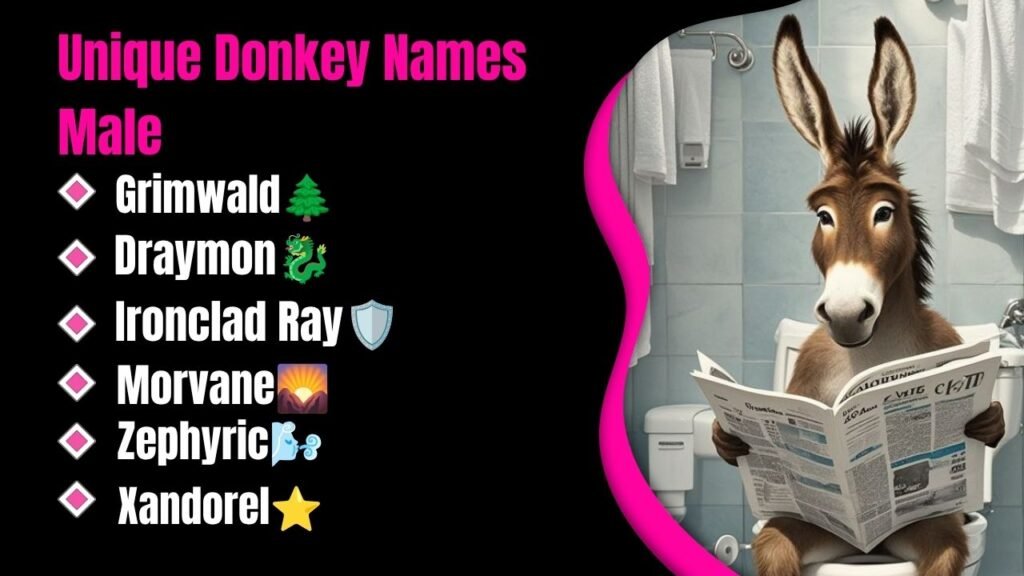 Unique Donkey Names Male