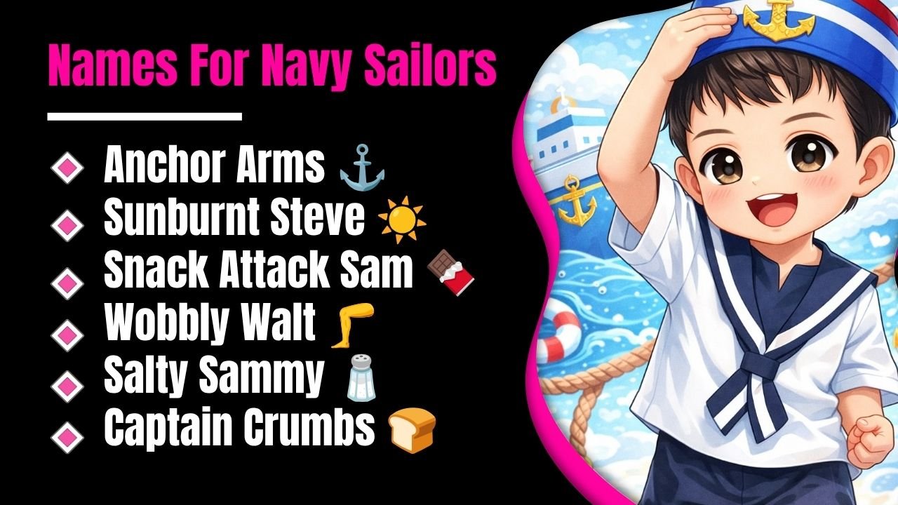 301+ Funny & Creative Names For Navy Sailors That Are Impossible To Forget 