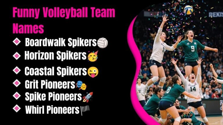 700+ Funny Volleyball Team Names That Will Make Everyone Laugh Before The First Serve
