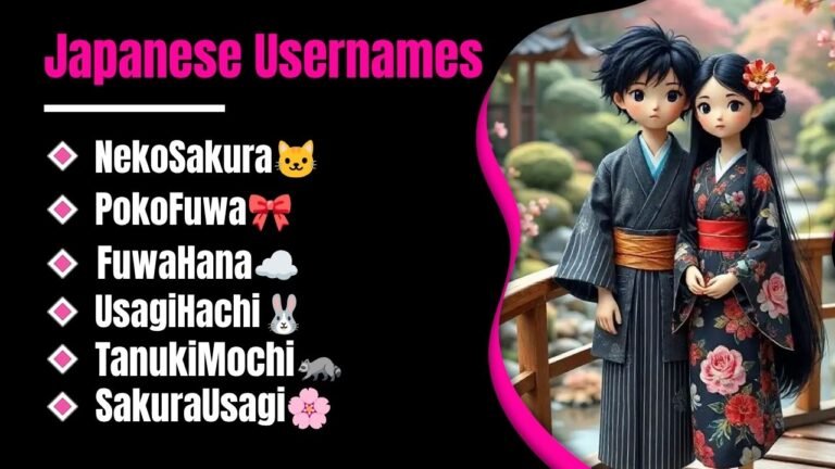 950+ Japanese Usernames That Will Instantly Make Your Profile Stand Out. You Will Wish You Found These Sooner