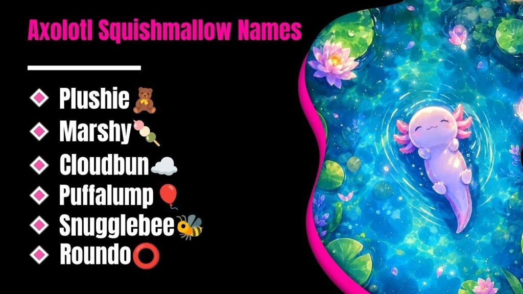 Axolotl Squishmallow Names