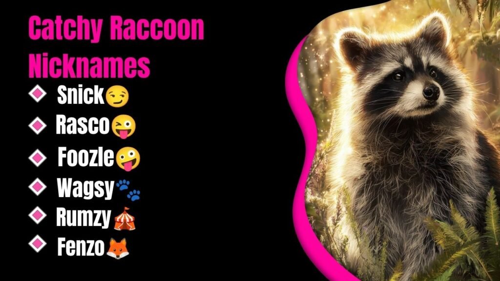 Catchy Raccoon Nicknames