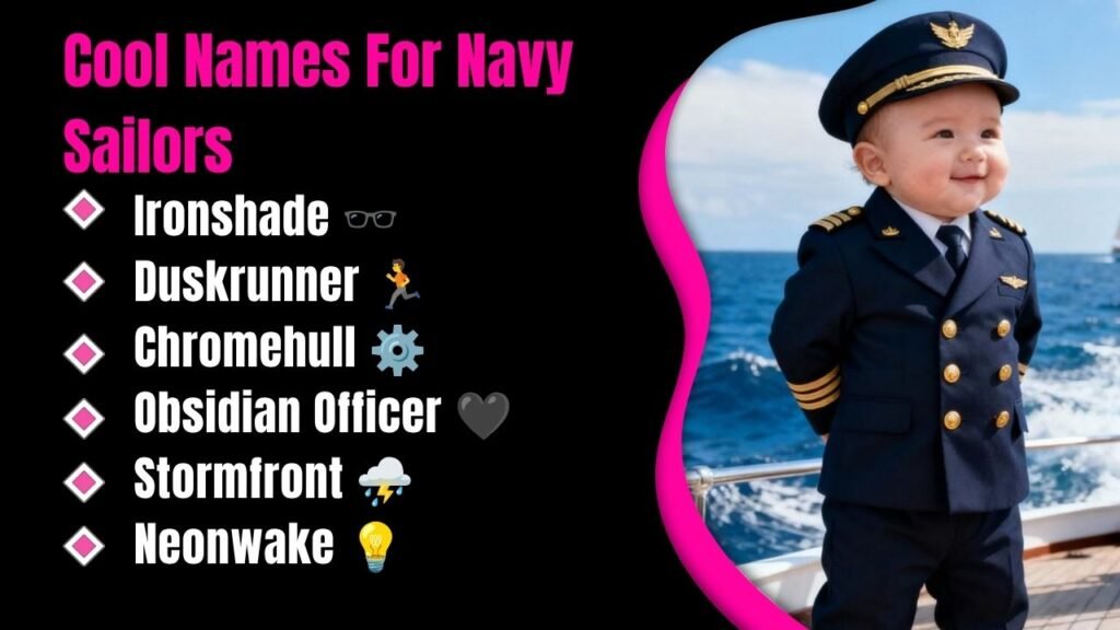 Cool Names For Navy Sailors