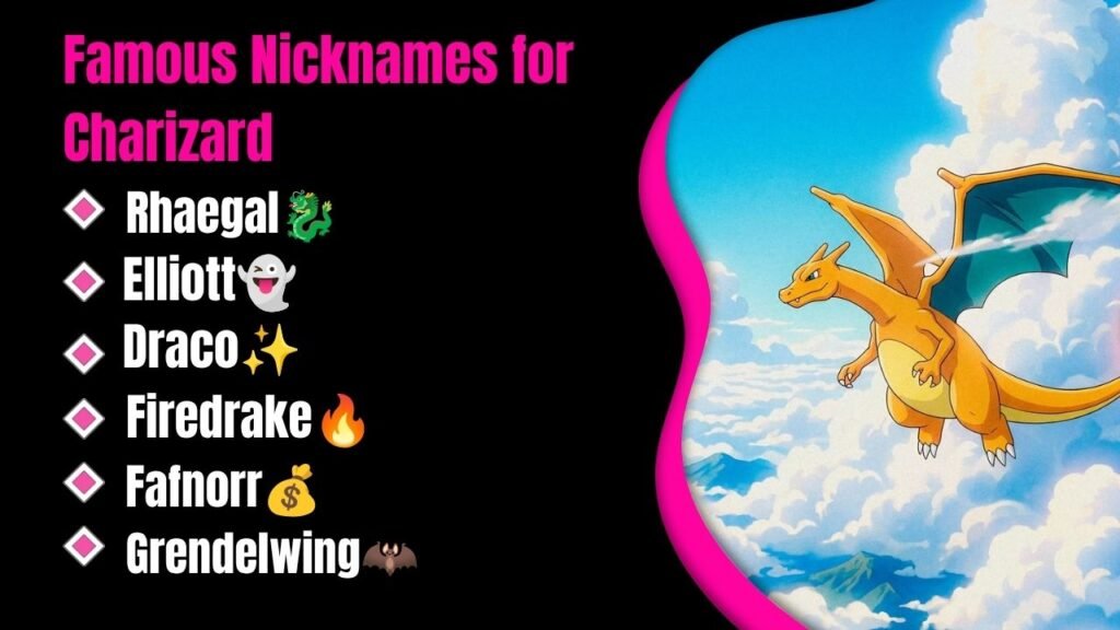 Famous Nicknames for Charizard
