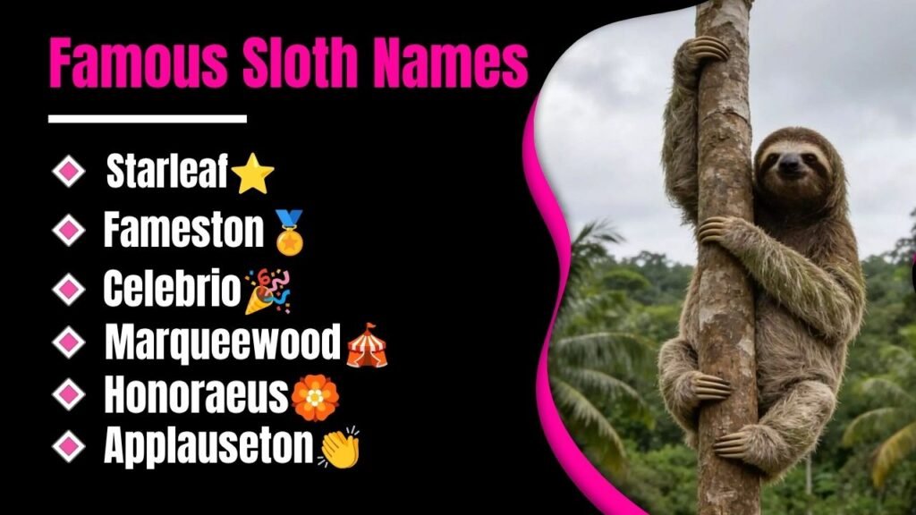 Famous Sloth Names