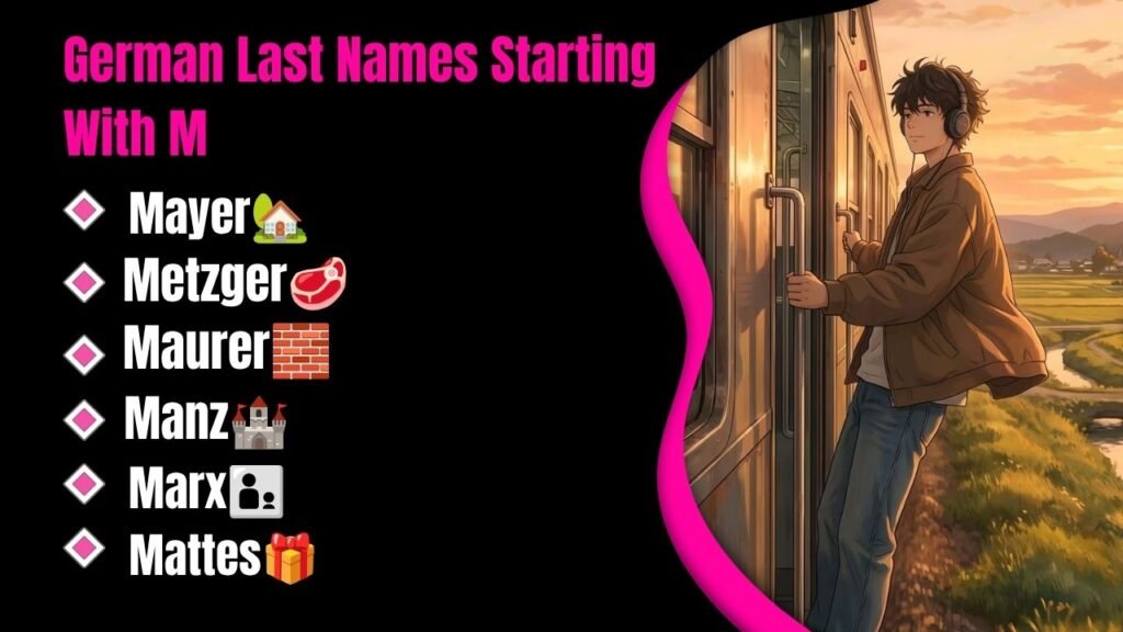 German Last Names Starting With M
