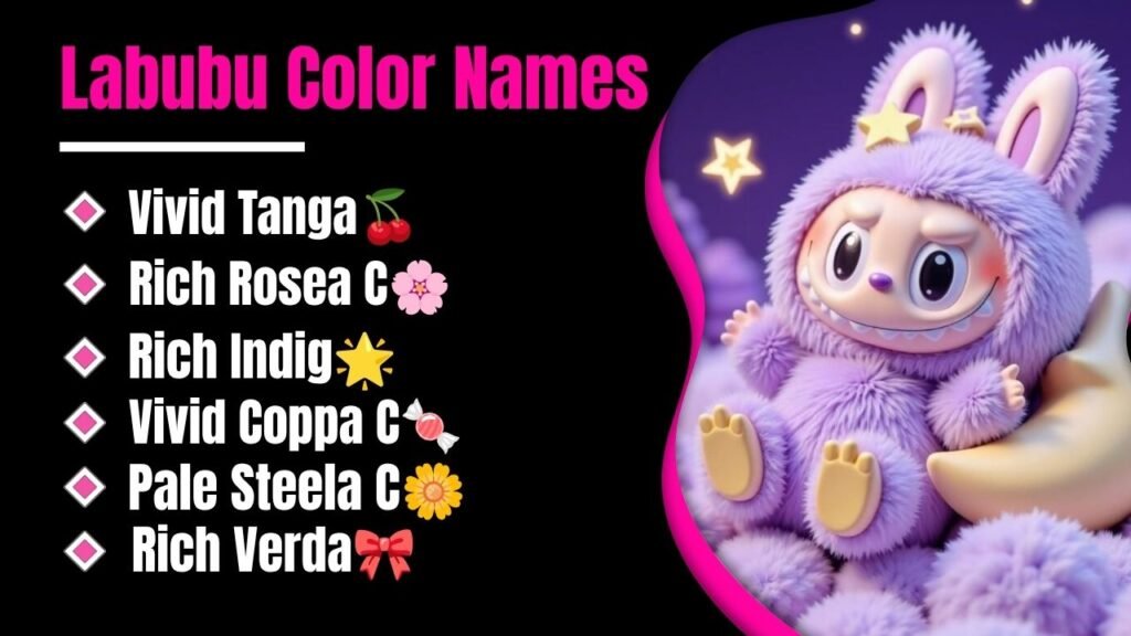 Labubu Color Names