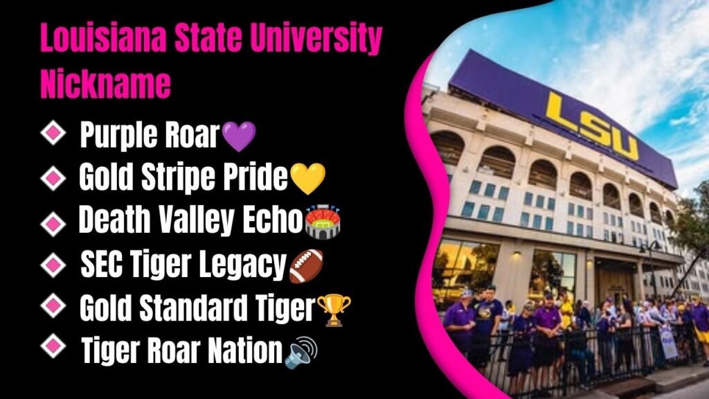 Louisiana State University Nickname