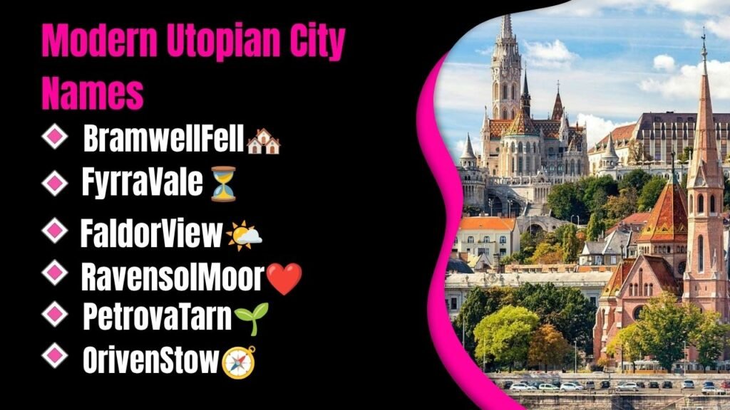 Modern Utopian City Names