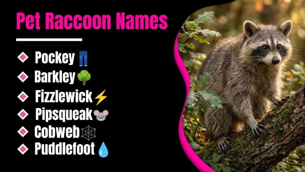 Pet Raccoon Names
