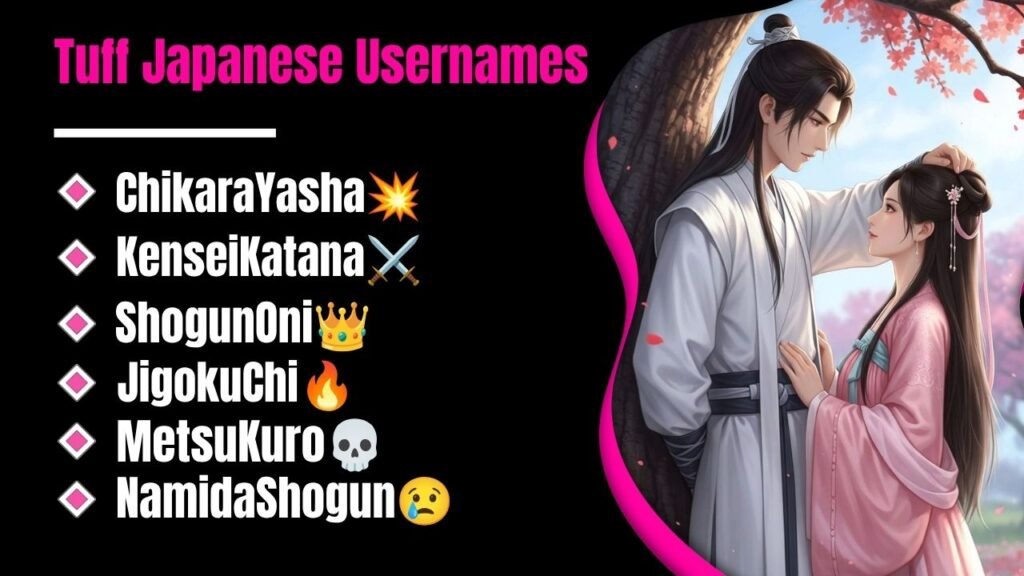 Tuff Japanese Usernames