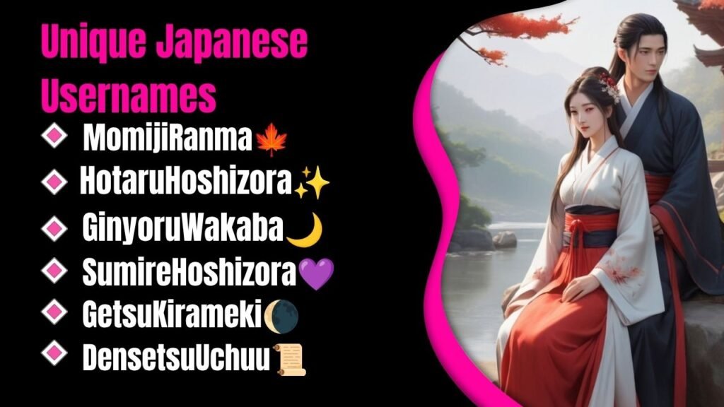 Unique Japanese Usernames