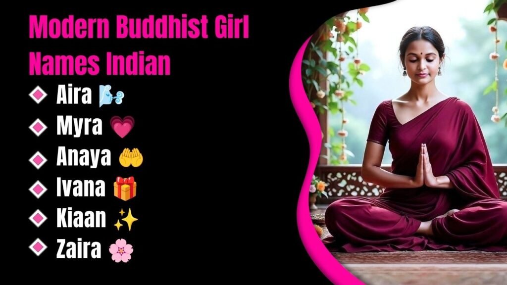 Modern Buddhist Girl Names Indian