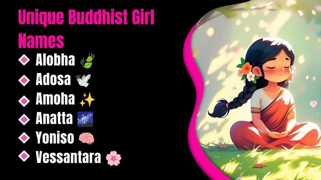 Unique Buddhist Girl Names