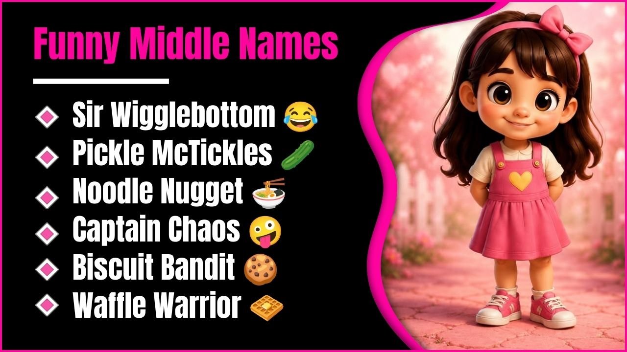299+ Funny Middle Names That Will Leave You Crying With Laughter