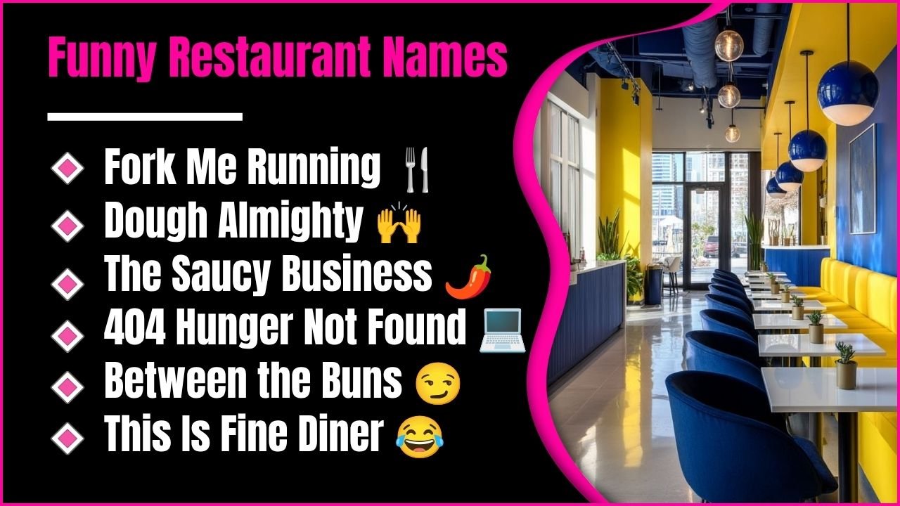 399+ Funny Restaurant Names That Will Make You Hungry And Laugh 😋🤣