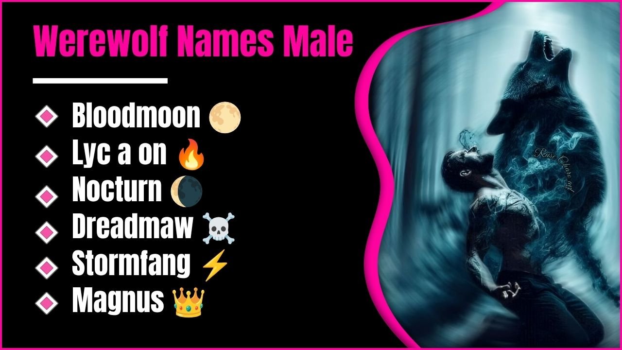 803+ Male Werewolf Names That Are Dark, Powerful And Shockingly Unique