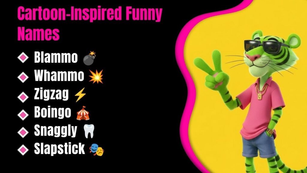 Cartoon-Inspired Funny Names