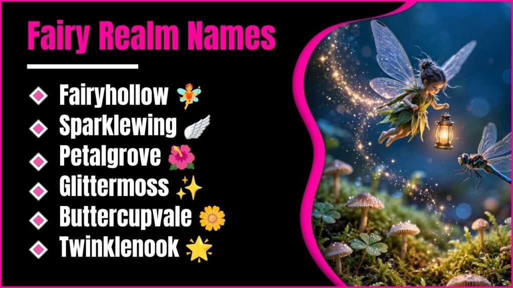 Fairy Realm Names