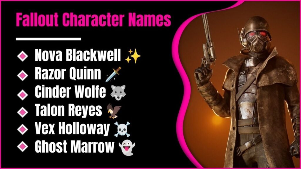 Fallout Character Names