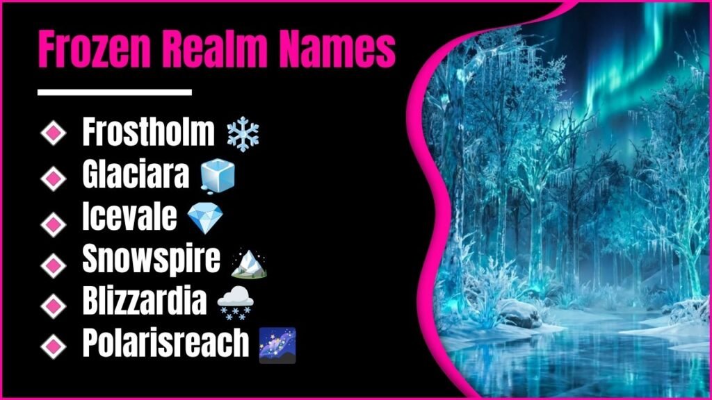 Frozen Realm Names