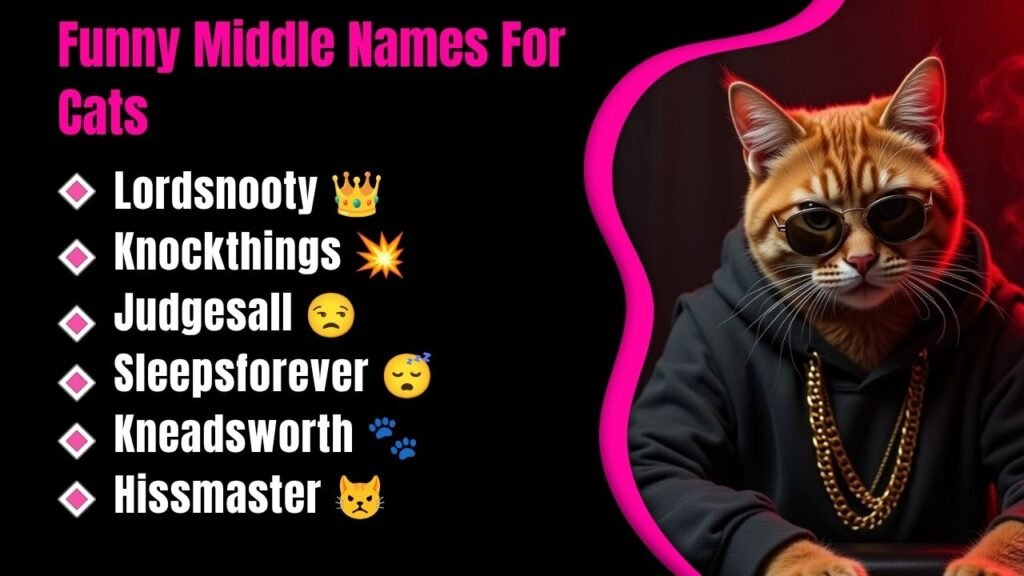 Funny Middle Names For Cats