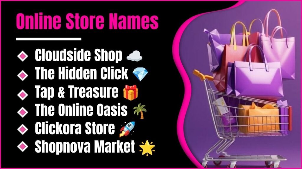 Online Store Names