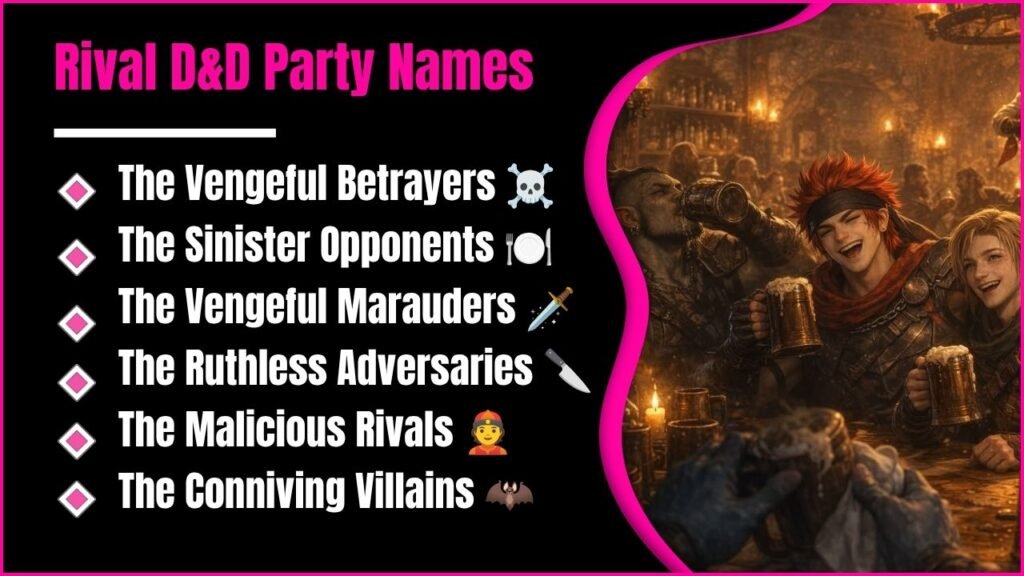 Rival D&D Party Names