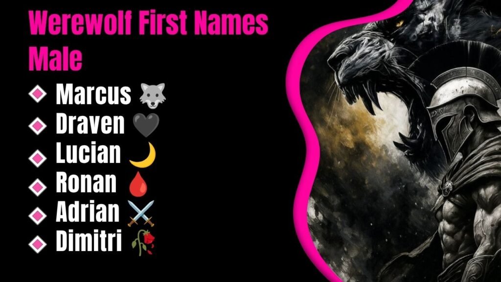 Werewolf First Names Male