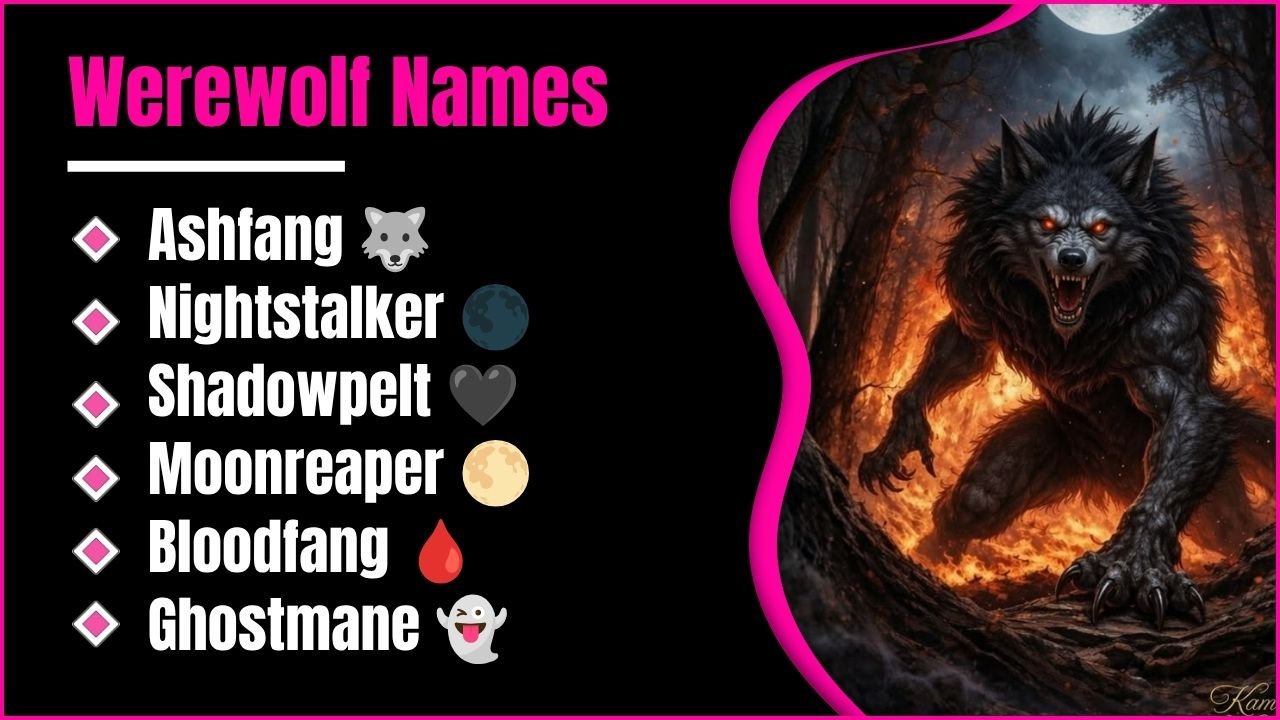 Werewolf Names: Cool, Unique, And Famous Ideas For Boys, Girls And Packs