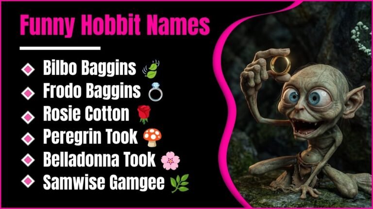 🍃 Hobbit Names: Magical, Cute And Funny Ideas Every Tolkien Fan Will Love ✨