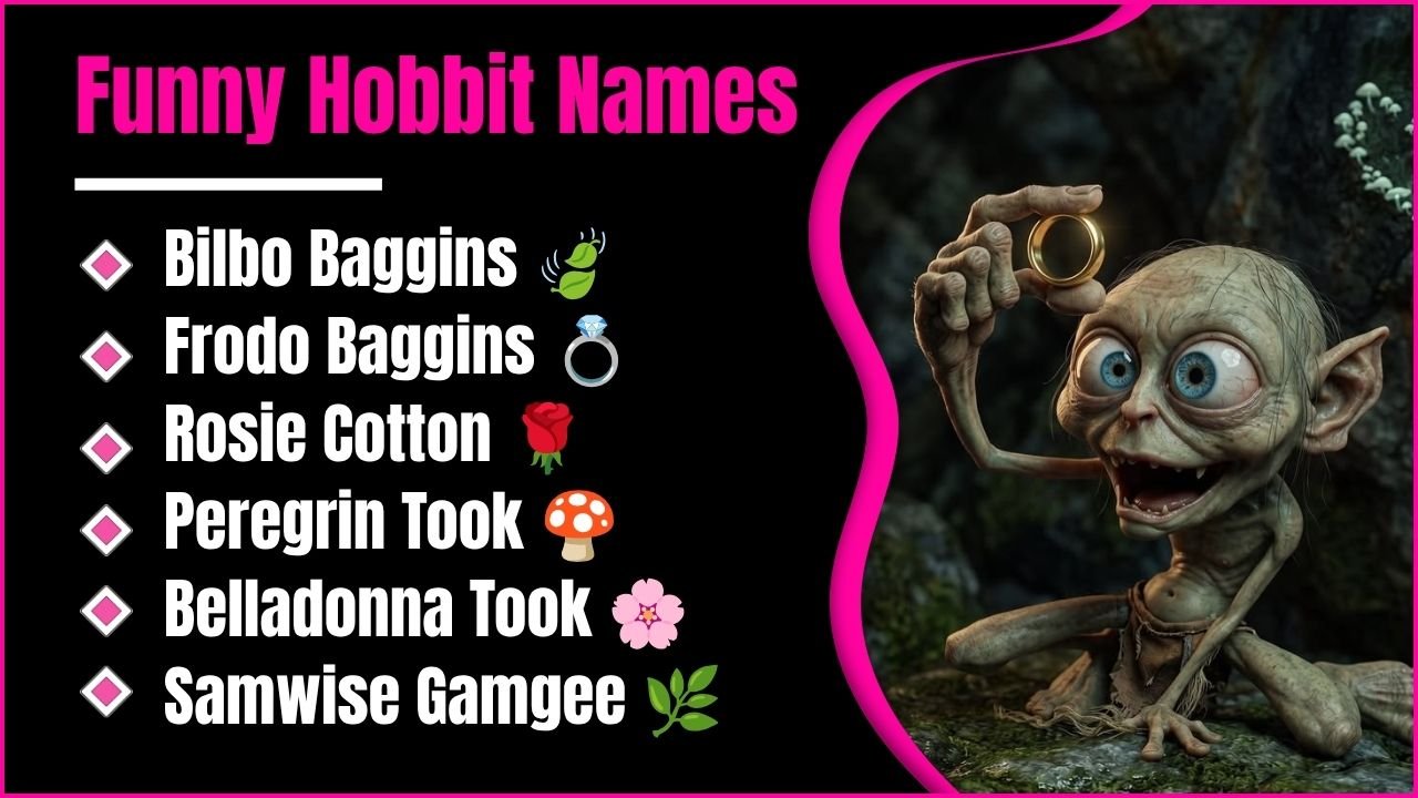 🍃 Hobbit Names: Magical, Cute And Funny Ideas Every Tolkien Fan Will Love ✨